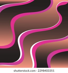 Colorful geometric background. Fluid shapes composition. Abstract background color gradient geometric ornament seamless pattern background design