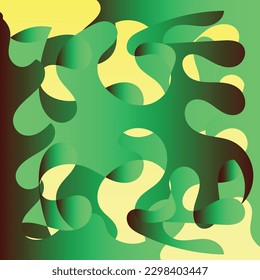 Colorful geometric background. Fluid shapes composition. Abstract background color gradient geometric ornament seamless pattern background design