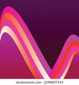 Fondo geométrico colorido. Composición de formas fluidas. Gradiente de color de fondo abstracto ornamento geométrico diseño de fondo de patrón sin fisuras