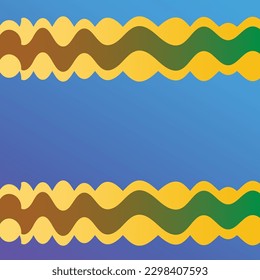 Farbiger geometrischer Hintergrund. Zusammensetzung der flüssigen Formen. Geometrisches, abstraktes Farbverlauf-Ornament mit abstraktem Hintergrund, nahtloses Design