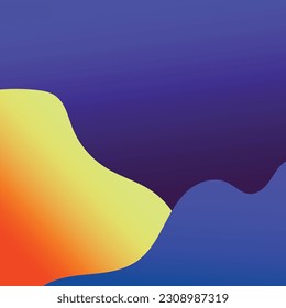 Colorful geometric background. Fluid shapes composition. Abstract background color gradient geometric ornament seamless pattern background design