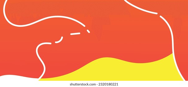 Colorful geometric background. Fluid shapes composition. Abstract background color gradient geometric ornament seamless pattern background design
