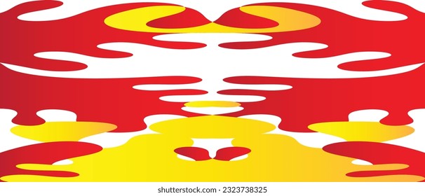 Colorful geometric background. Fluid shapes composition. Abstract background color gradient geometric ornament seamless pattern background design