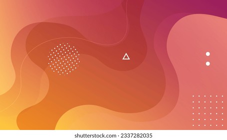 Colorful geometric background. Fluid shapes composition. Dynamic shapes composition. Fit for presentation design. website, basis for banners, wallpapers, brochure, posters