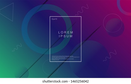 Colorful Geometric Background with Gradient Composition. Eps10 vector.