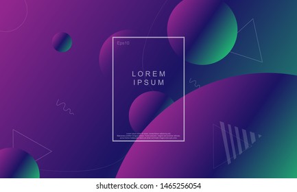 Colorful Geometric Background with Gradient Composition. Eps10 vector.