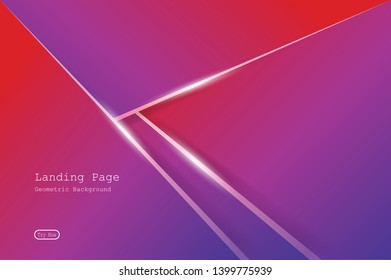 Colorful geometric background with gradient motion shapes composition. Eps10 