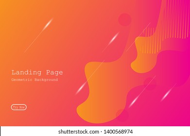 Colorful geometric background with gradient motion shapes composition. Eps10 