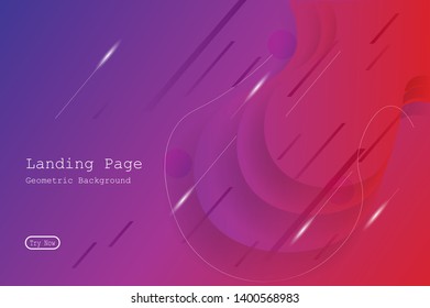 Colorful geometric background with gradient motion shapes composition. Eps10 
