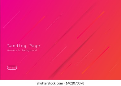 Colorful geometric background with gradient motion shapes composition. Eps10 