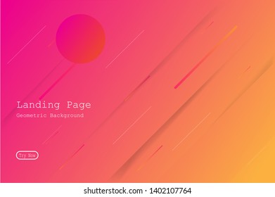 Colorful geometric background with gradient motion shapes composition. Eps10 