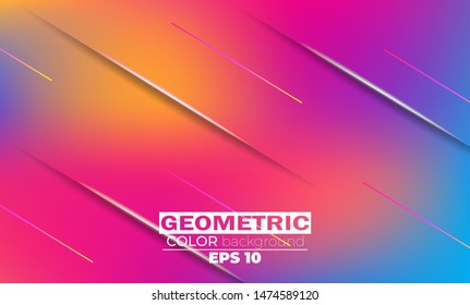 Colorful geometric background with gradient motion shapes composition.
Applicable for gift card,  Poster on wall poster template,  landing page, ui, ux ,coverbook,  baner, social media posted,