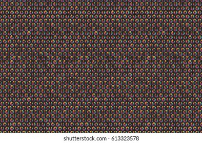 Colorful Geometric Background. Hexagonal Seamless Pattern. Vector Illustration. 