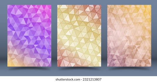 Farbiger geometrischer Hintergrund. Layout für kreatives Banner, Poster, Poster, Cover, Interieur und Design. Vorlage für Corporate Style