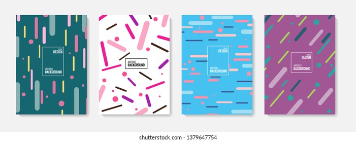 Colorful geometric background. Liquid abstract background design. Fluid vector gradient design for banner, post