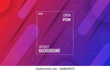 Fondo geométrico colorido. Diseño de fondo abstracto líquido. Diseño de gradiente vectorial fluido para banner, post