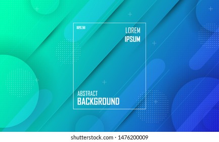 Colorful geometric background. Liquid abstract background design. Fluid vector gradient design for banner, post