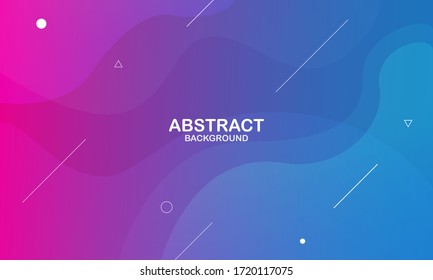 Colorful geometric background. Liquid color background design. Fluid shapes composition. Eps10 vector. - Shutterstock ID 1720117075