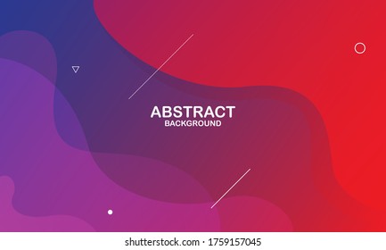 Colorful geometric background. Liquid color background design. Fluid shapes composition. Vector illustration