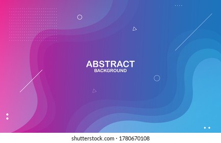 Colorful geometric background. Liquid color background design. Fluid shapes composition. Eps10 vector