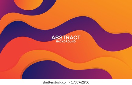 Colorful geometric background. Liquid color background design. Fluid shapes composition. Eps10 vector