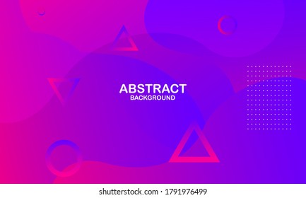 Colorful geometric background. Liquid color background design. Fluid shapes composition. Eps10 vector