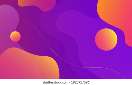 Colorful geometric background  Liquid color background design  Fluid shapes composition  Eps10 vector