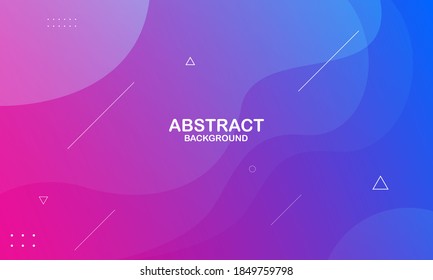 Colorful geometric background. Liquid color background design. Fluid shapes composition. Eps10 vector