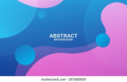 Colorful geometric background. Liquid color background design. Fluid shapes composition. Eps10 vector