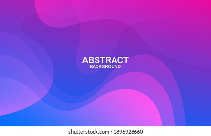 Colorful geometric background. Liquid color background design. Fluid composition of shapes. Eps10 vector