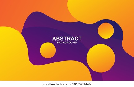 Colorful geometric background. Liquid color background design. Fluid shapes composition. Eps10 vector