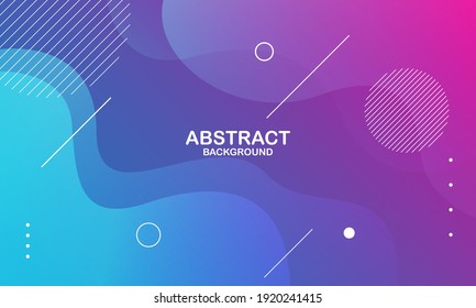 Colorful geometric background. Liquid color background design. Fluid shapes composition. Eps10 vector