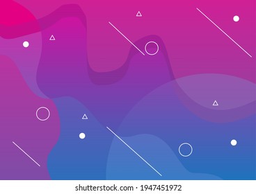 	
Colorful geometric background. Liquid color background design. Fluid shapes composition. Eps10 vector.