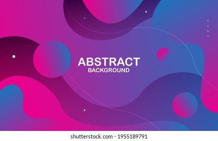 Colorful geometric background. Liquid color background design. Fluid shapes composition. Vector illustration