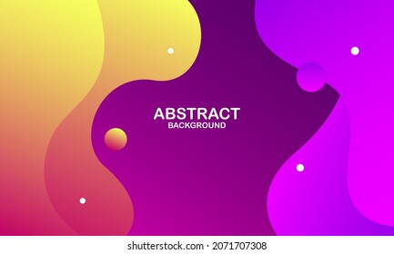 Colorful geometric background. Liquid color background design. Fluid shapes composition. Eps10 vector