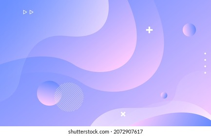 Colorful geometric background. Liquid color background design. Fluid shapes composition. Vector illustration