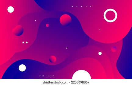 Colorful geometric background. Liquid color background design. Fluid shapes composition. Eps10 vector