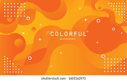 Colorful geometric background. Liquid composition