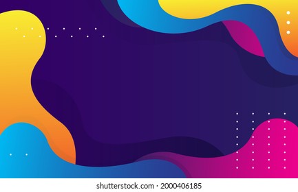 Colorful geometric background. Liquid background design. Vector illustration