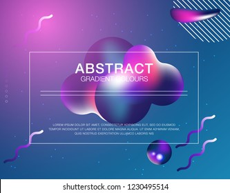 Colorful geometric background. Liquid, flow, fluid background. Fluid 3d shapes composition. Modern abstract cover - Powered by Shutterstock - Get 15% off with code: PIKWIZARD15