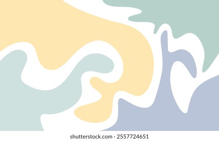 Colorful geometric background. Liquid, flow, fluid background. Fluid simple shapes composition. Modern abstract cover. Fluid colors shapes. Marble Poster design.