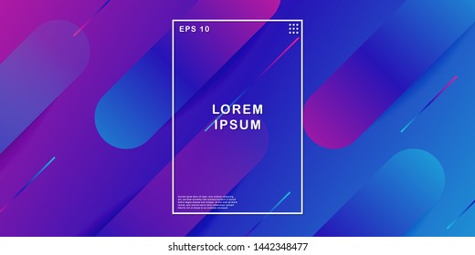 Colorful geometric background. Minimal cover template design for web. Modern abstract background with geometric shapes and lines. Eps10 Vector 