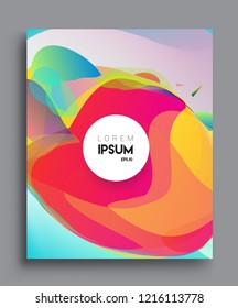 Colorful geometric background, modern abstract pattern. Vector templates for cover, template, decorated, brochure, flyer.