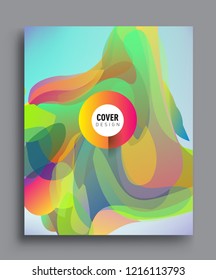 Colorful geometric background, modern abstract pattern. Vector templates for cover, template, decorated, brochure, flyer.