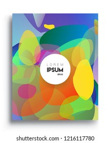 Colorful geometric background, modern abstract pattern. Vector templates for cover, template, decorated, brochure, flyer.