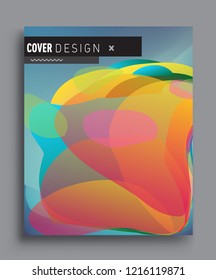 Colorful geometric background, modern abstract pattern. Vector templates for cover, template, decorated, brochure, flyer.