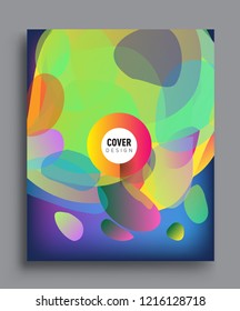 Colorful geometric background, modern abstract pattern. Vector templates for cover, template, decorated, brochure, flyer.