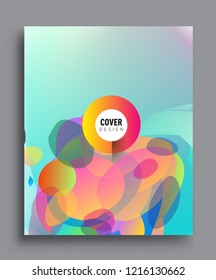 Colorful geometric background, modern abstract pattern. Vector templates for cover, template, decorated, brochure, flyer.
