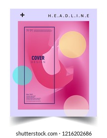 Colorful geometric background, modern abstract pattern. Vector templates for cover, template, decorated, brochure, flyer.
