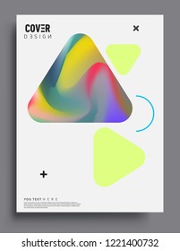 Colorful geometric background, modern abstract pattern. Vector templates for cover, template, decorated, brochure, flyer.
